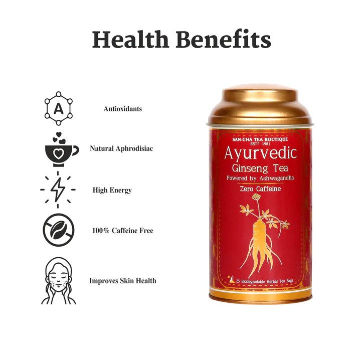 Ayurvedic Ginseng Tea – شاي الجينسنغ الايورفيدا