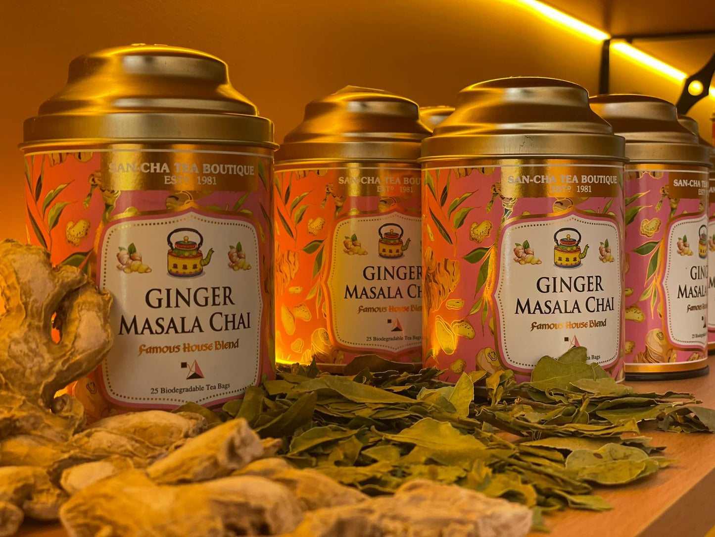 Ginger Masala Chai - شاي ماسالا بالزنجبيل