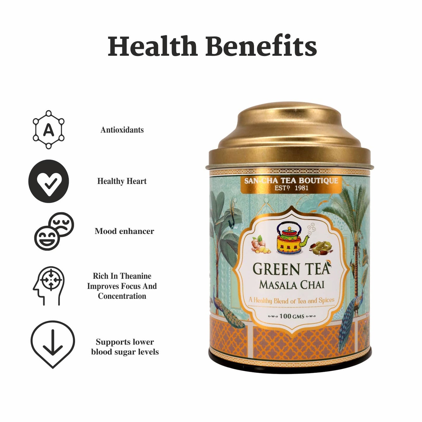 Green Tea Masala Chai - شاي ماسالا أخضر