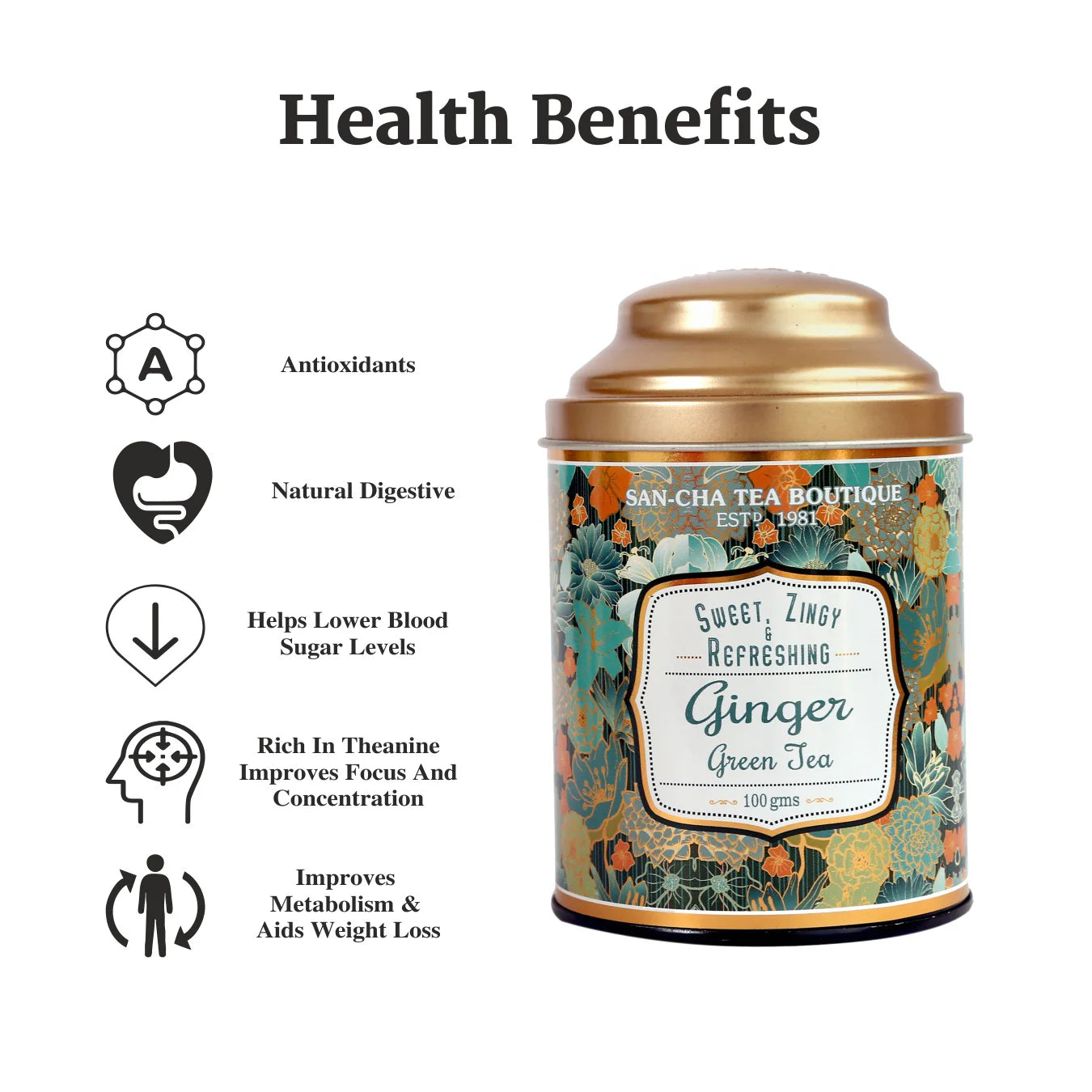 Ginger Green Tea – شاي أخضر بالزنجبيل