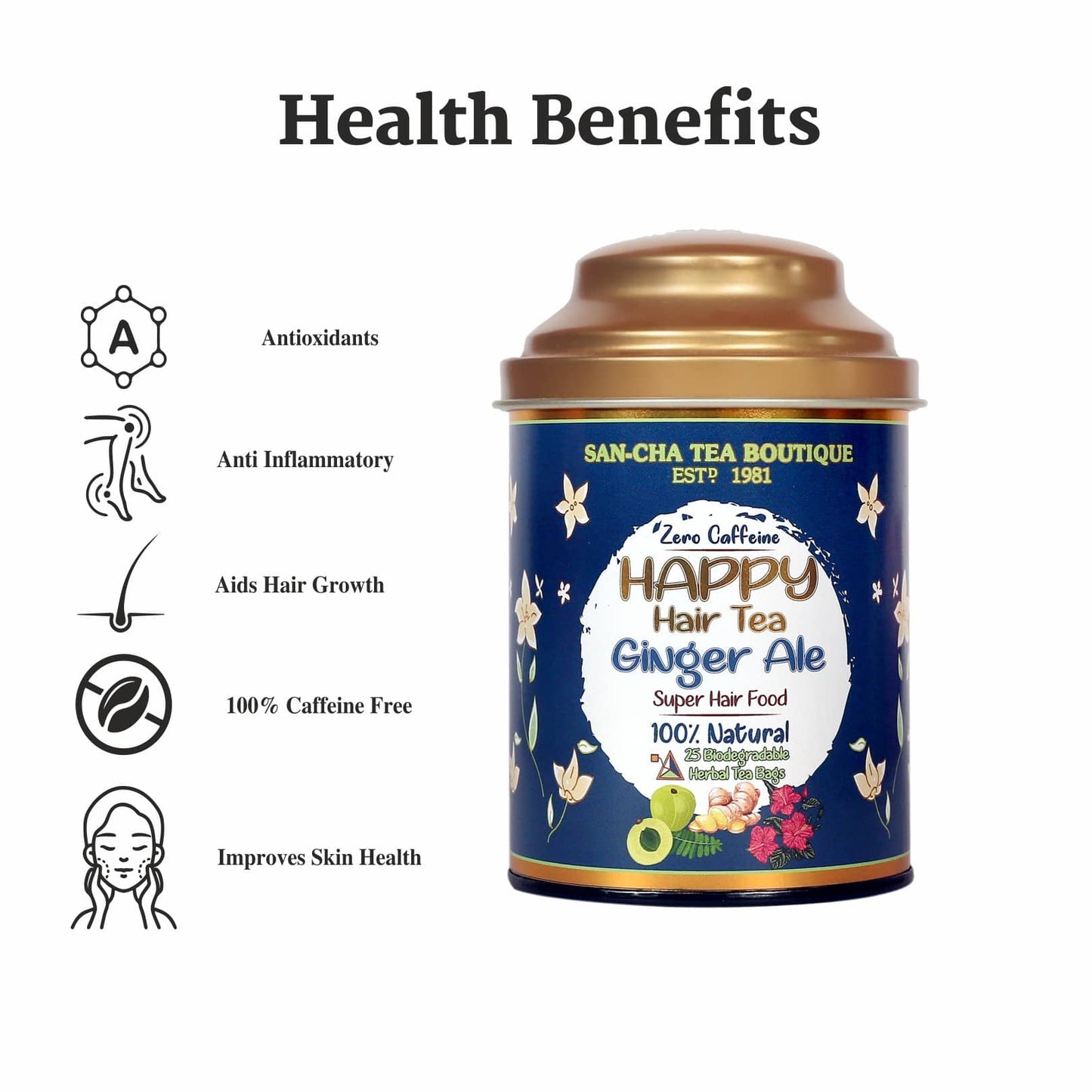Happy Hair Herbal Tea – شاي العناية بالشعر