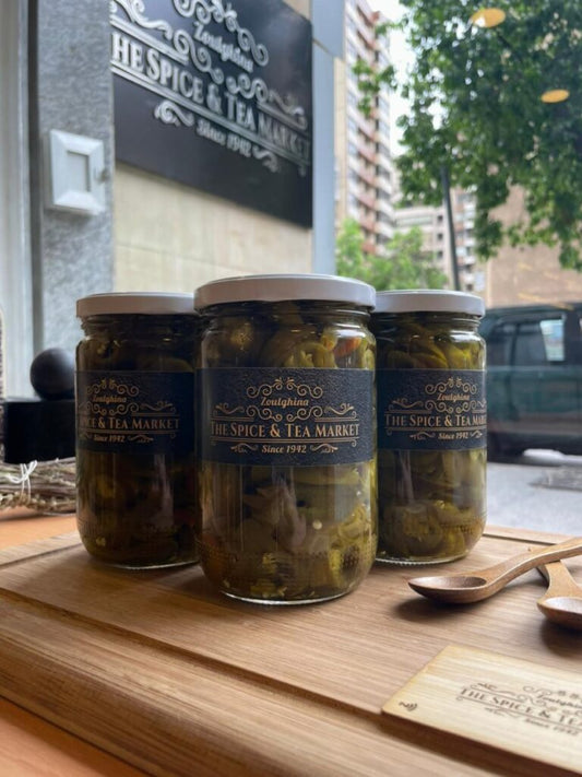Jalapeño Pepper Pickles – كبيس الهالابينيو