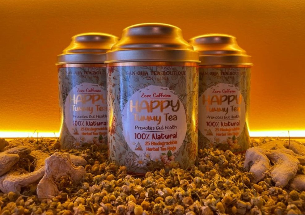 Happy Tummy Herbal Tea – شاي أعشاب مساعد الهضم