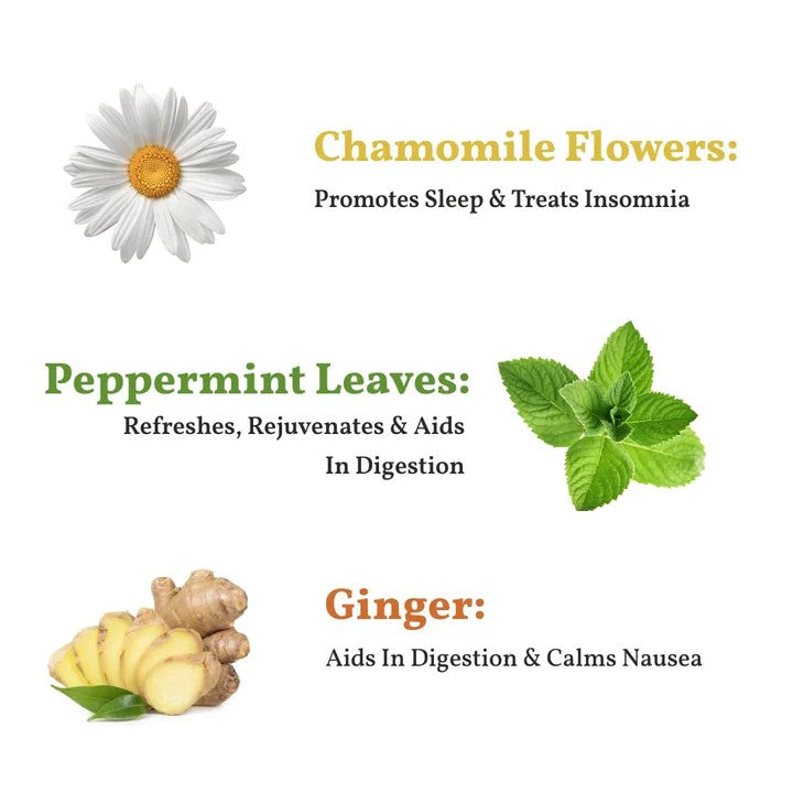 Happy Tummy Herbal Tea – شاي أعشاب مساعد الهضم