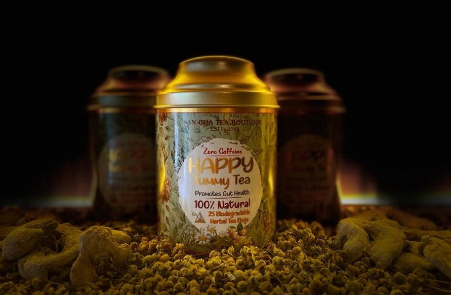 Happy Tummy Herbal Tea – شاي أعشاب مساعد الهضم