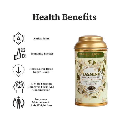 Jasmine Dragon Pearls Green Tea – شاي الياسمين الأخضر