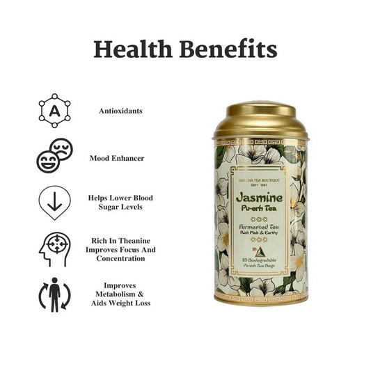 Jasmine Puerh Tea – شاي بوريه الياسمين