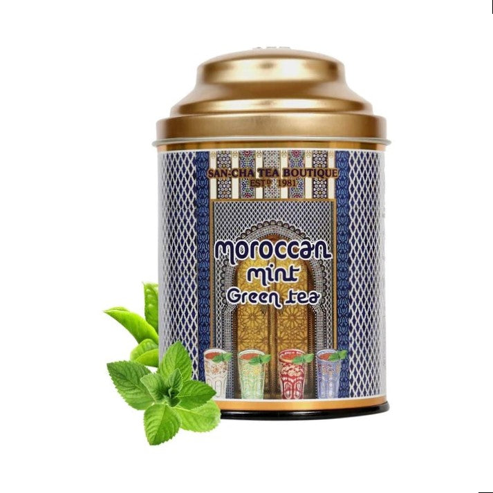 Moroccan Mint Green Tea – شاي أخضر مع النعناع المغربي