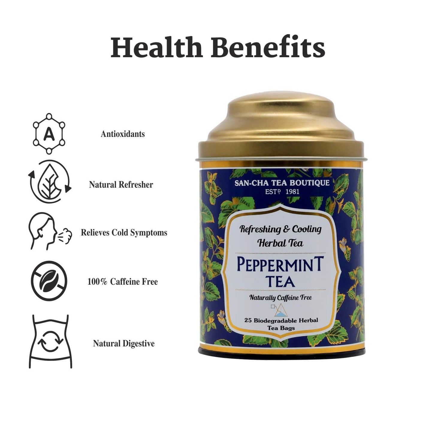 Peppermint Herbal Tea – شاي النعناع العشبي
