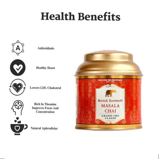 Royal Saffron Masala Chai – شاي ماسالا الزعفران الملكي