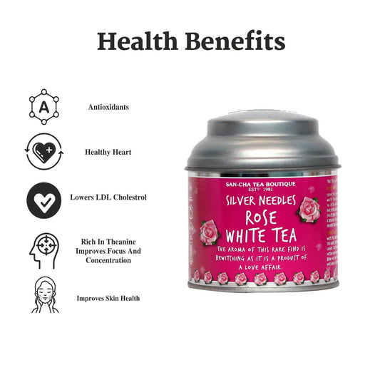 Rose White Tea - شاي أبيض بالورد