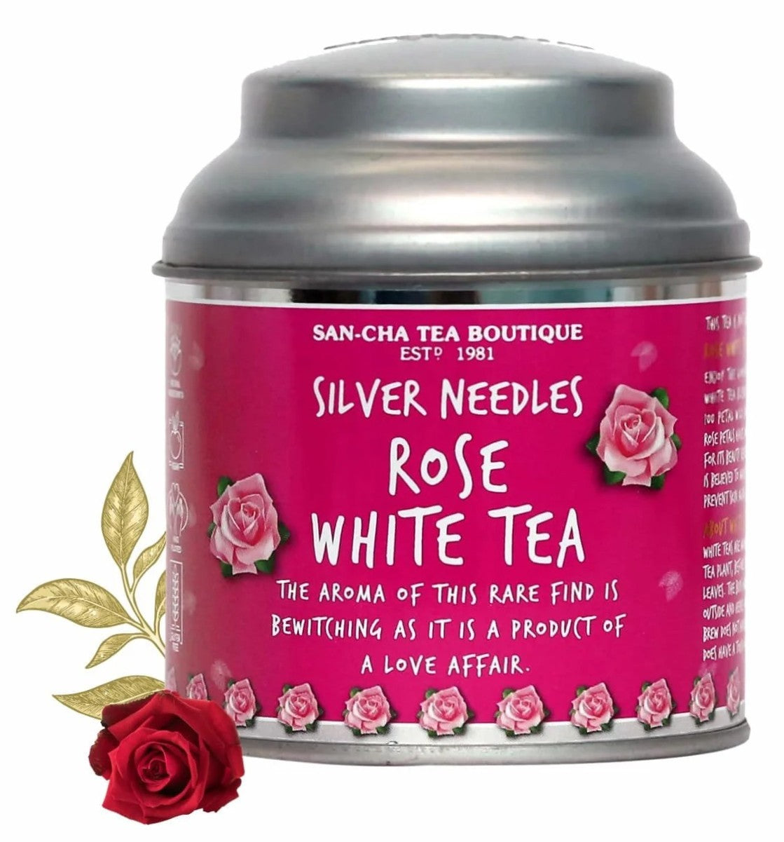 Rose White Tea - شاي أبيض بالورد
