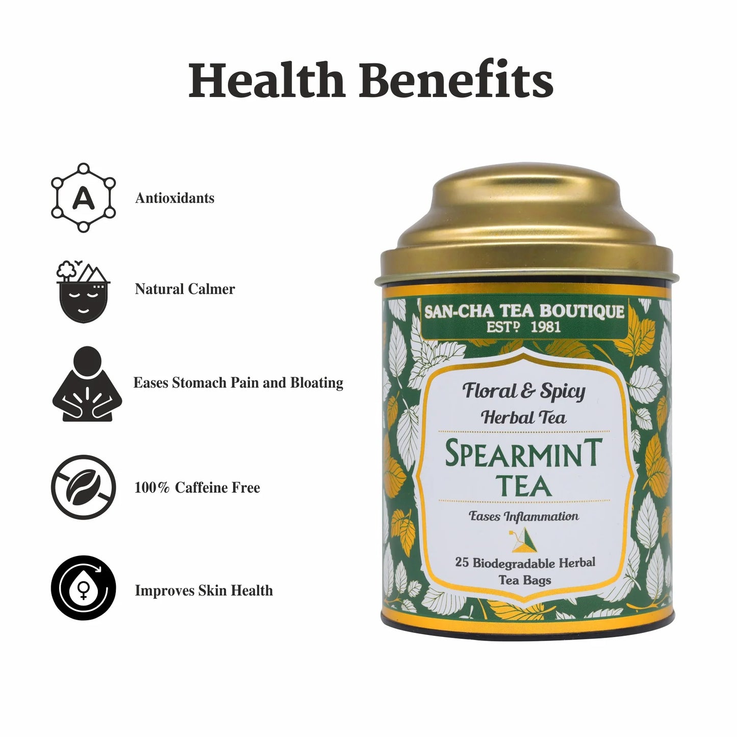 Spearmint Herbal Tea – شاي النعناع العشبي