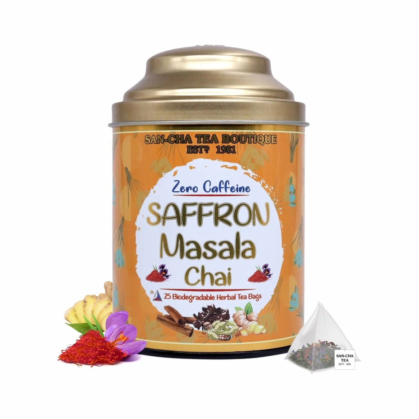 Saffron Masala Chai – شاي الزعفران و البهارات العشبي