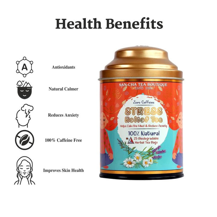 Stress Relief Herbal Tea – شاي الأعشاب لتخفيف التوتر