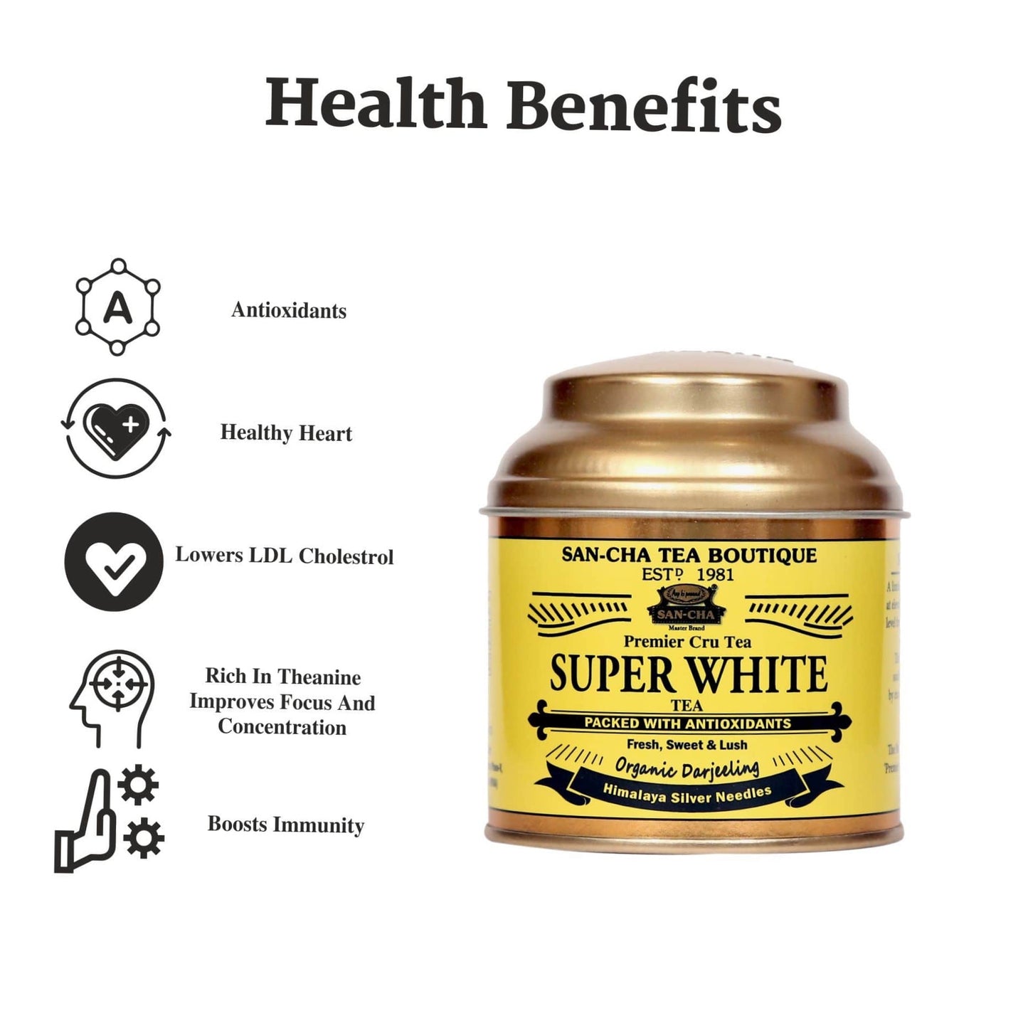 Darjeeling White Tea (Super White Tea) – شاي دارجيلينغ أبيض