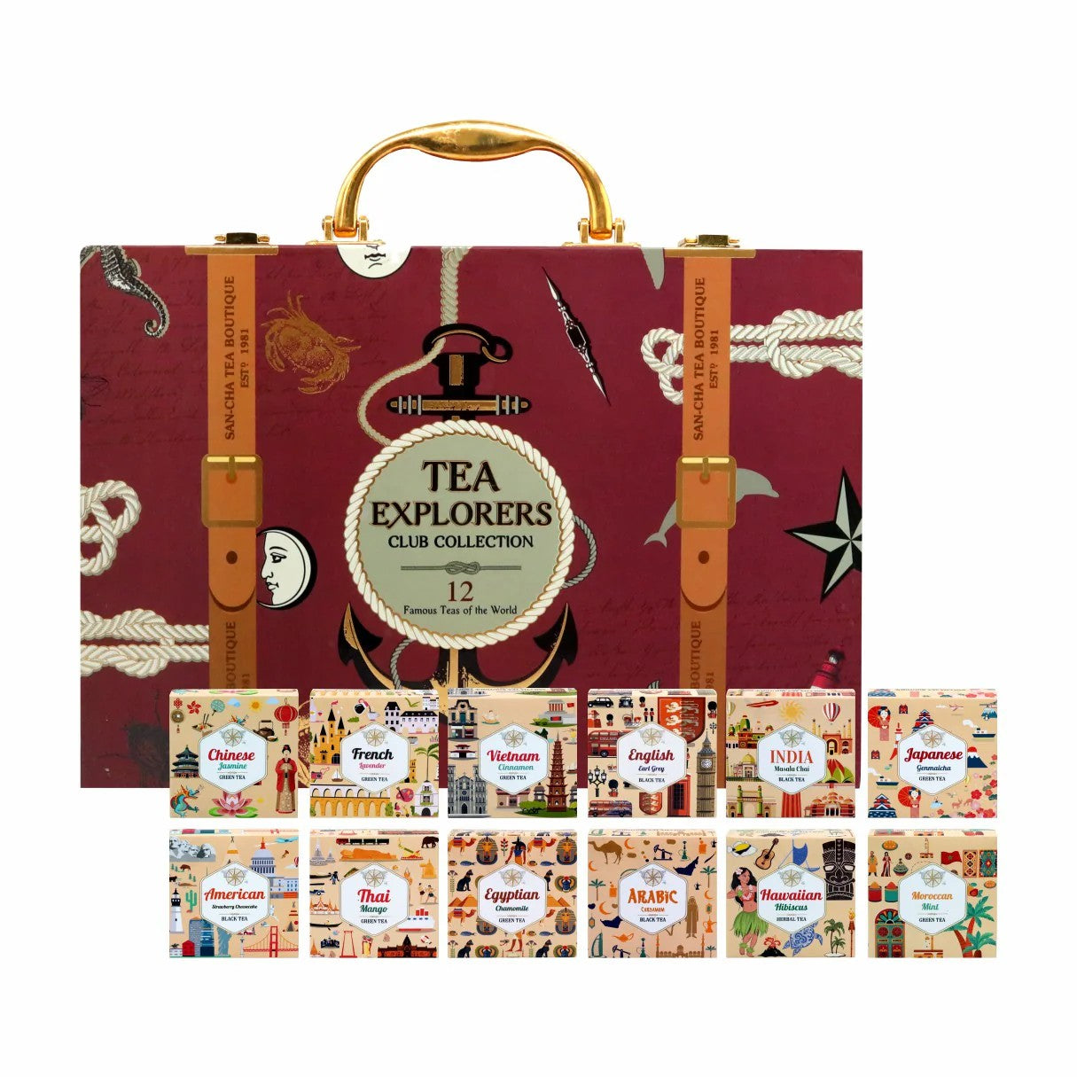 Tea Explorers Club Collection (Set of 12)