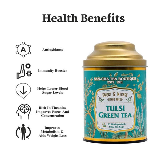 Tulsi Green Tea – شاي أخضر بالريحان