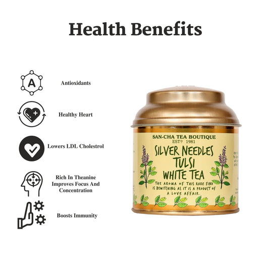 Tulsi White Tea – شاي أبيض بالحبق