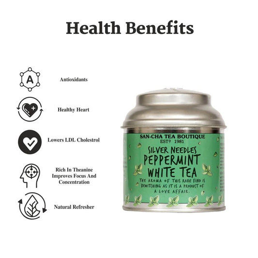 Peppermint White Tea – شاي أبيض مع النعناع