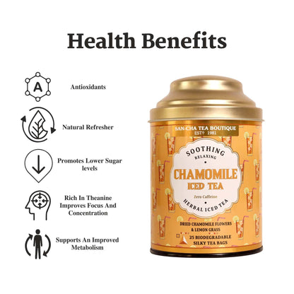 Chamomile Herbal Iced Tea – شاي البابونج المثلج