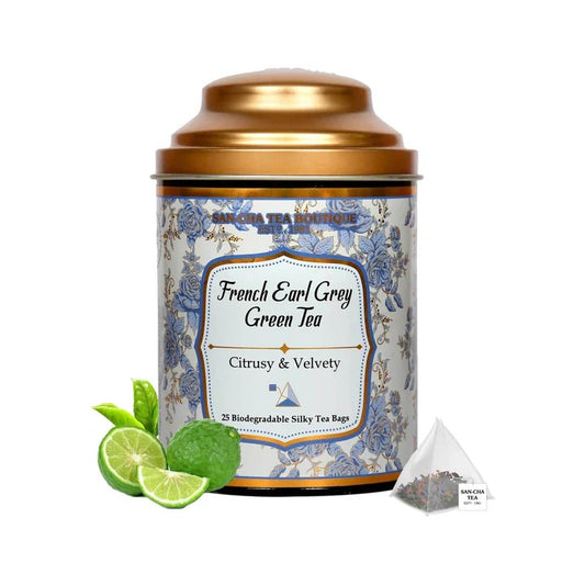 French Earl Grey Green Tea – شاي إيرل جراي الأخضر الفرنسي