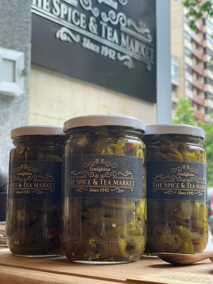 Jalapeño Pepper Pickles – كبيس الهالابينيو