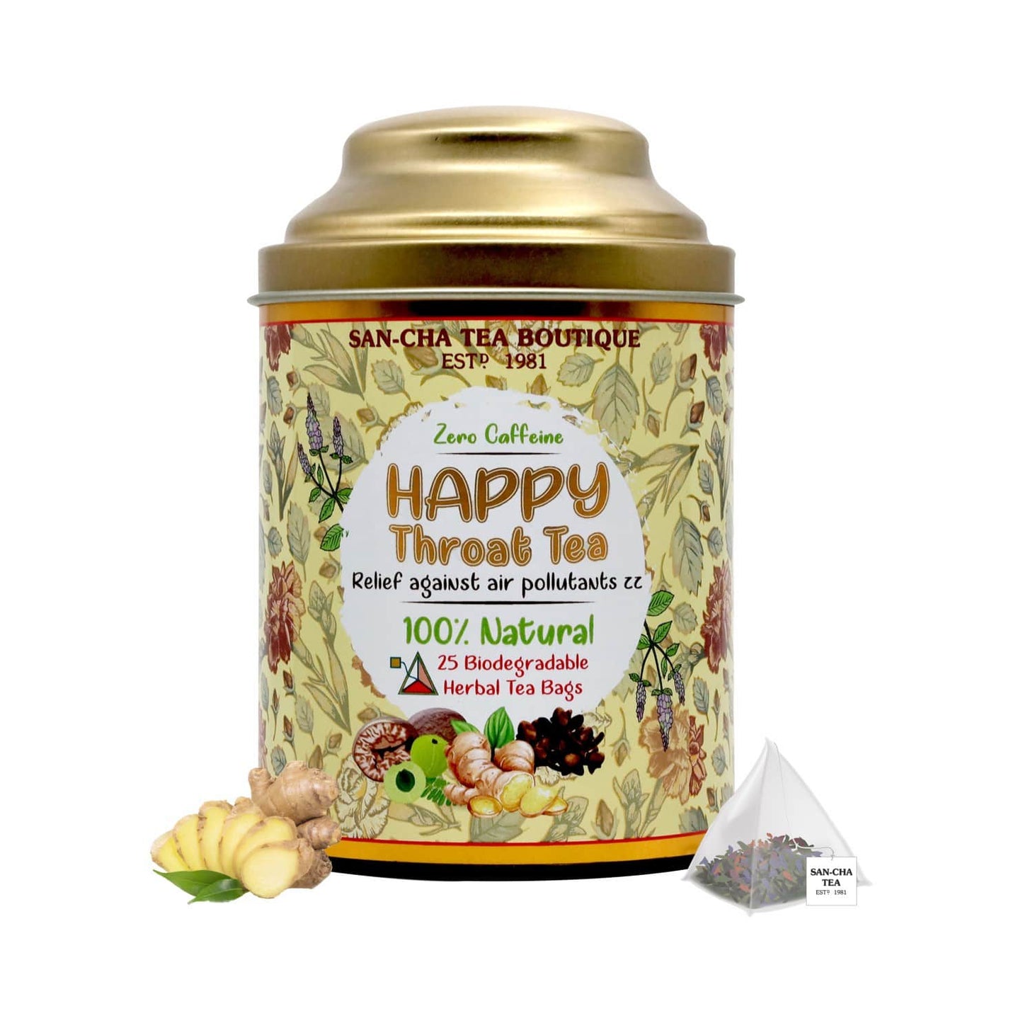 Happy Throat Herbal Tea – شاي بلسم الأوتار العشبي