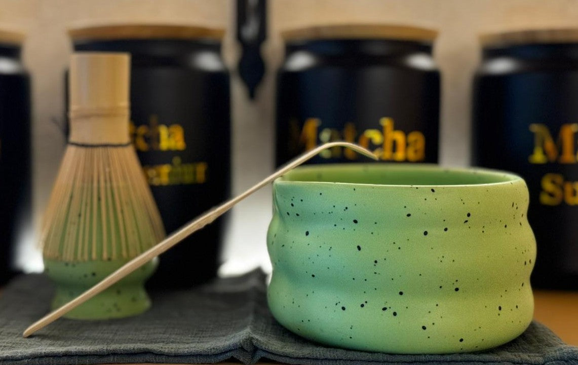Matcha Preparation Set (4 pieces) – مجموعة تحضير الماتشا (4 قطع)