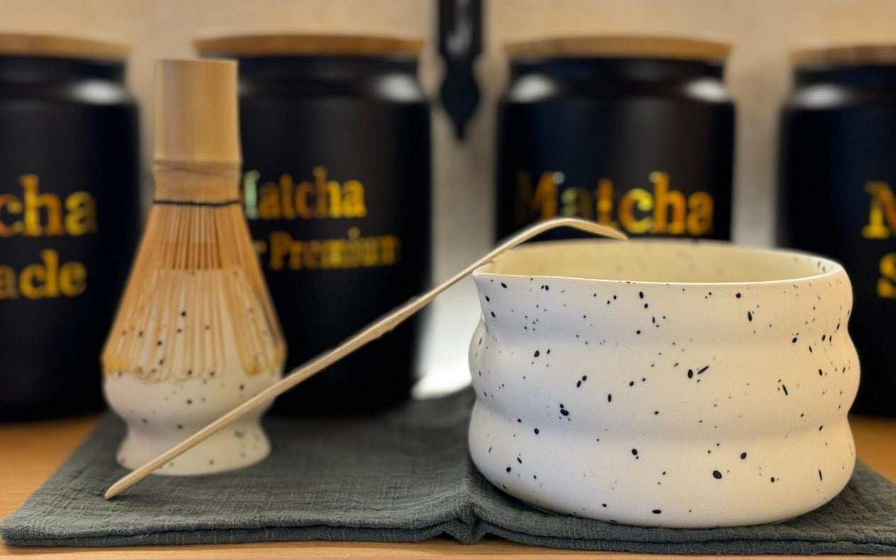 Matcha Preparation Set (4 pieces) – مجموعة تحضير الماتشا (4 قطع)
