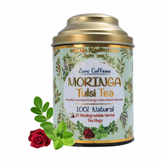 Moringa and Tulsi Herbal Tea – شاي المورينغا و الحبق العشبي