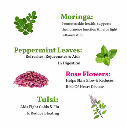 Moringa and Tulsi Herbal Tea – شاي المورينغا و الحبق العشبي