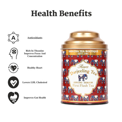 Rare Darjeeling Tea (Spring Season – First Flush) – شاي دارجيلنغ النادر (موسم الربيع – القطف الأول)