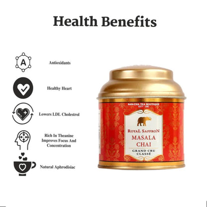 Royal Saffron Masala Chai – شاي ماسالا الزعفران الملكي