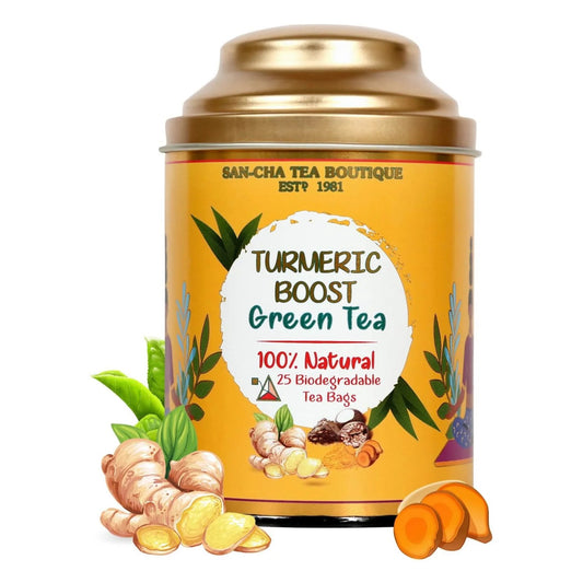 Turmeric Boost Green Tea – شاي أخضر بالكركم المعزز