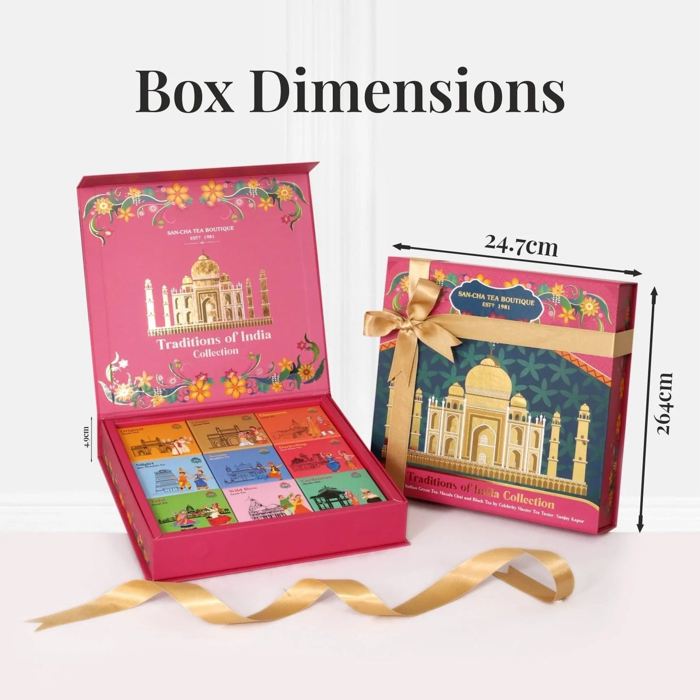 Traditions of India Collection Tea Gift Box