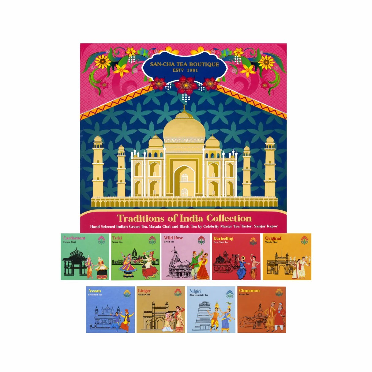 Traditions of India Collection Tea Gift Box