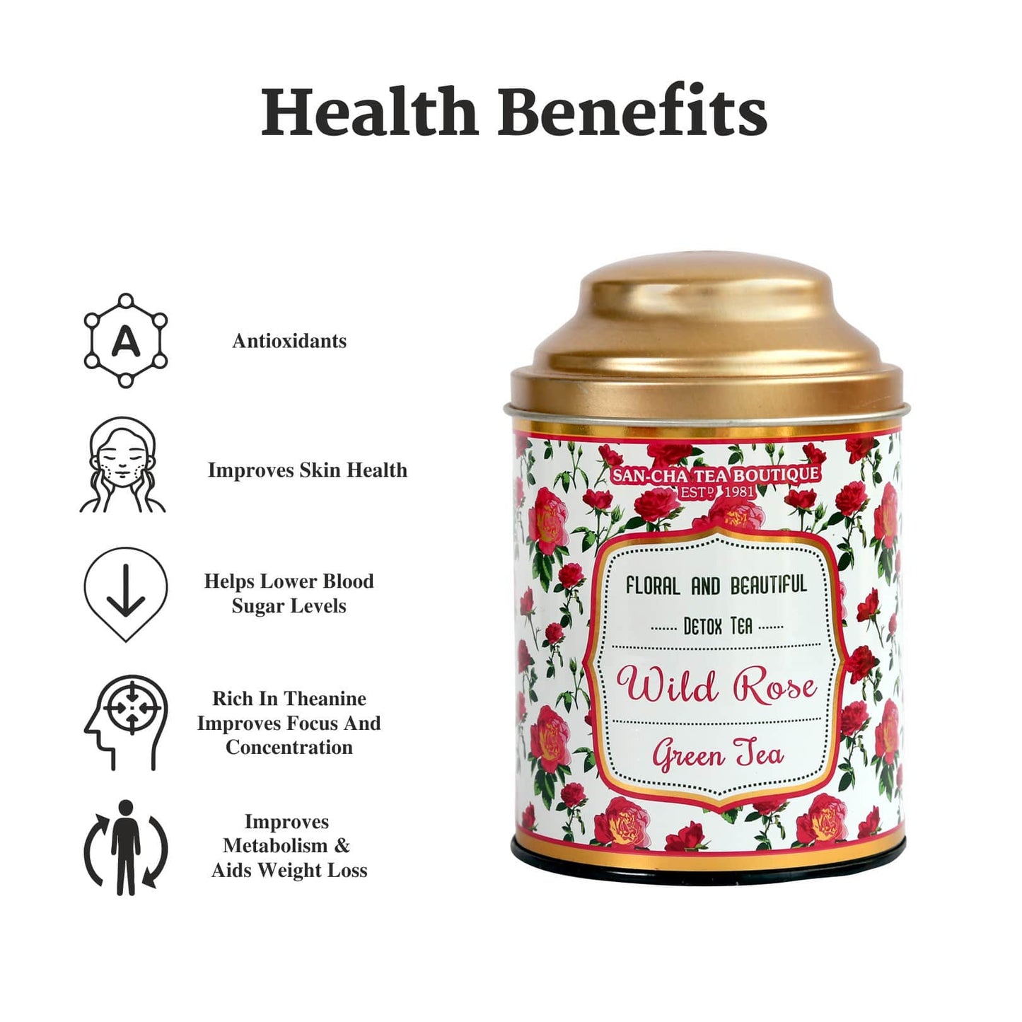 Wild Rose Green Tea – شاي أخضر مع الورد البري