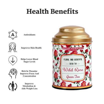 Wild Rose Green Tea – شاي أخضر مع الورد البري