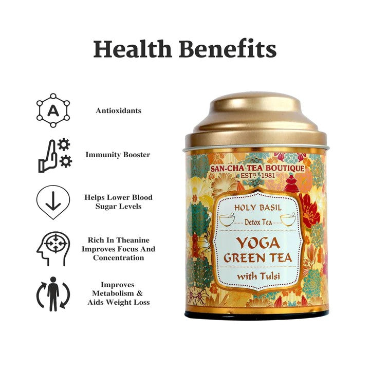 Yoga Green Tea (Holy Basil) – شاي أخضر بالريحان